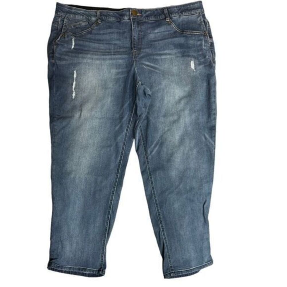 Democracy "Absolution Distressed Blue Girlfriend … - image 5